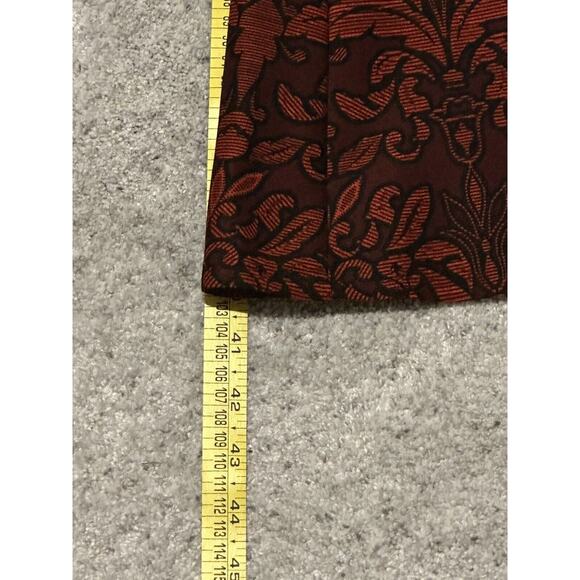 Julian Taylor New York Fit and Flare Dress Thick Ponte Red Brick Artsy Size 14 - Picture 5 of 7